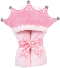 Load image into Gallery viewer, Princess Crown Hooded Baby Bath Towel