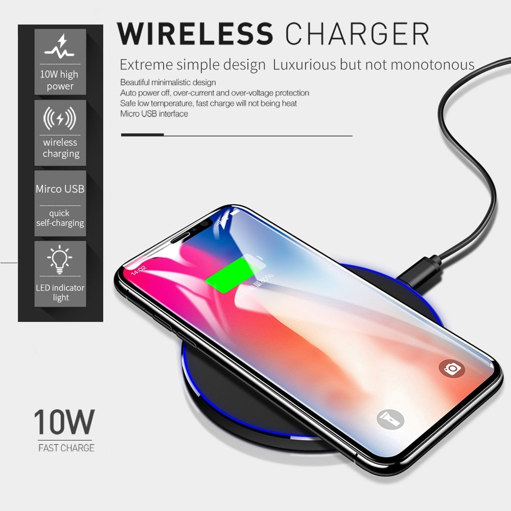 zanvin Deals on electronics, 10W Mobile Phone Wireless Charger 10W Fast  Charging Mobile Phone Holder Wireless Vertical Charger ,Gifts for girls