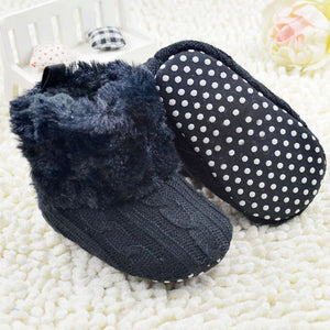 Fleece Baby Snow Boots
