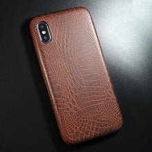 Load image into Gallery viewer, Leather iPhone Cases