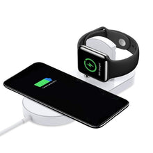 Load image into Gallery viewer, iPhone and iWatch Dual Wireless Charger