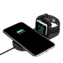 Load image into Gallery viewer, iPhone and iWatch Dual Wireless Charger
